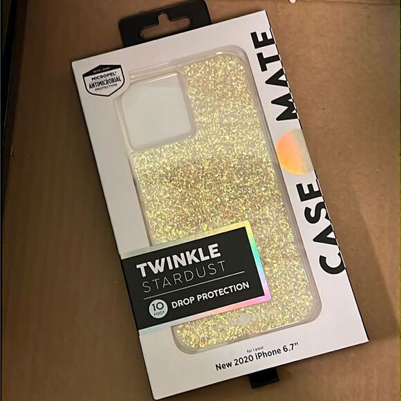 Case-Mate Twinkle Protection Case for Apple iPhone 2020 6.7” Stardust D6 - Picture 1 of 6